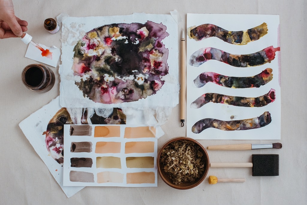 Taller Online de Tintas Naturales para Papel y Madera | Tintórea