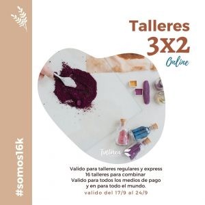 TALLERES ONLINE 3X2